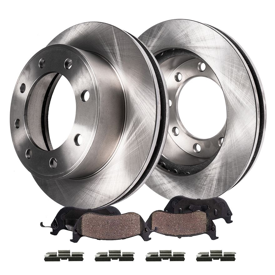 Main Image - Rear Disc Rotors Brake Pads