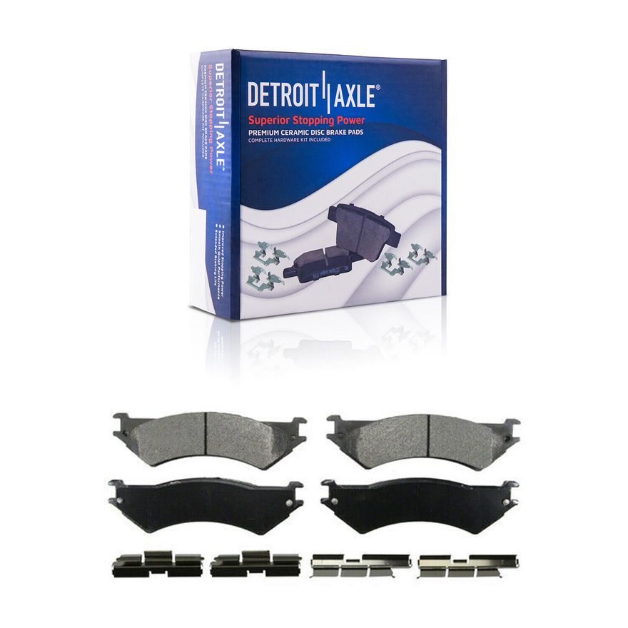 Rear Ceramic Brake Pads - P-802 x2