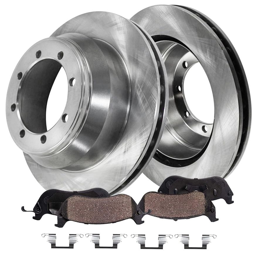 Main Image - Rear Disc Rotors Brake Pads