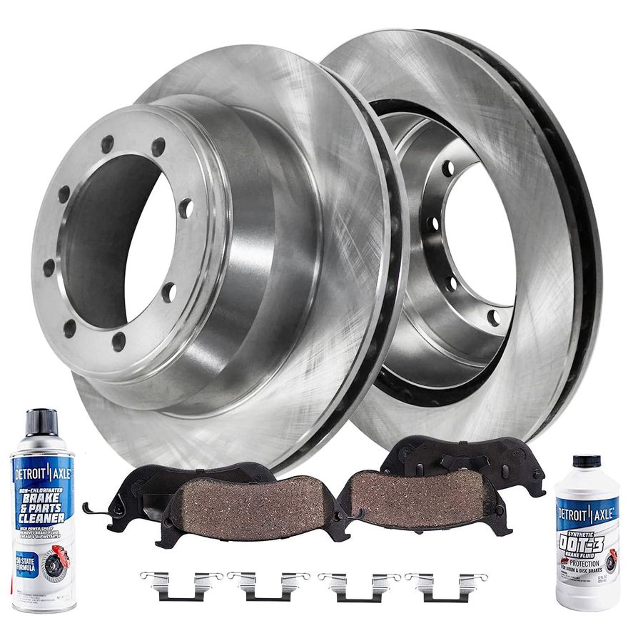 Main Image - Rear Disc Rotors Brake Pads Kit