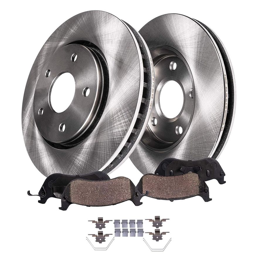 Main Image - Front Disc Rotors Brake Pads