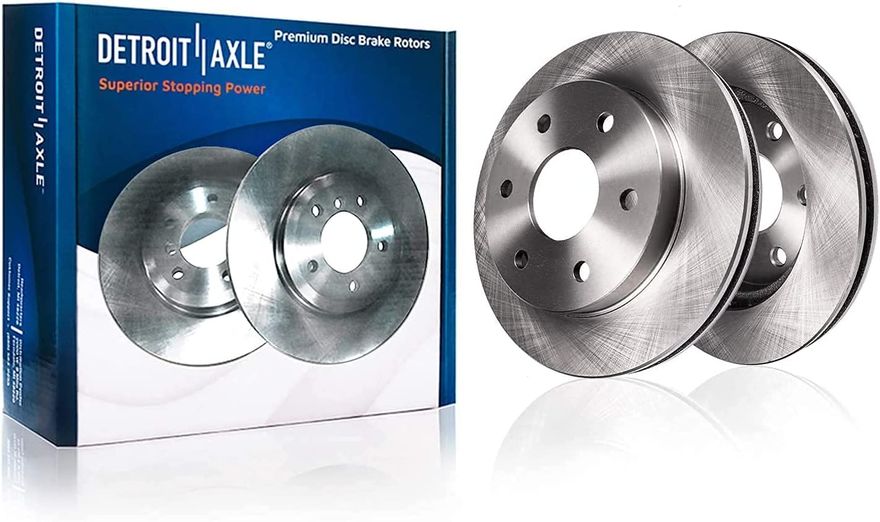 Front Disc Brake Rotors - R-55079 x2