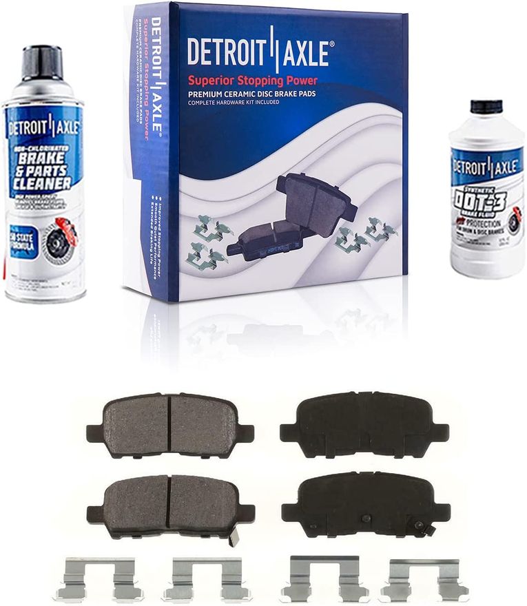 Rear Ceramic Brake Pads - P-999 x2