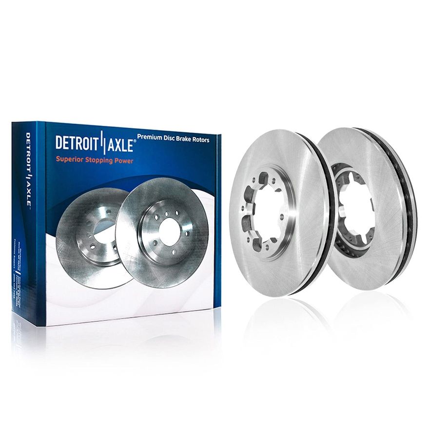 Front Disc Brake Rotors - R-55090 x2