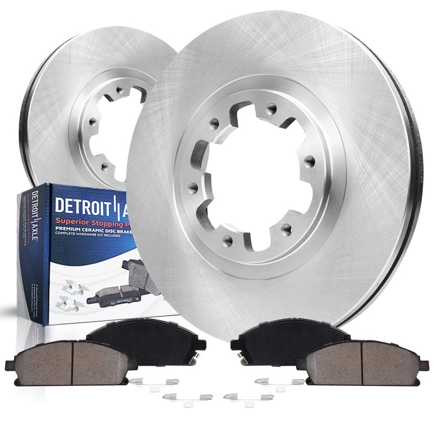 Main Image - Front Disc Rotors Brake Pads