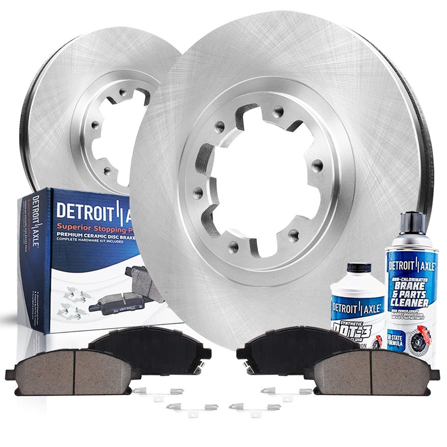 Main Image - Front Disc Rotors Brake Pads