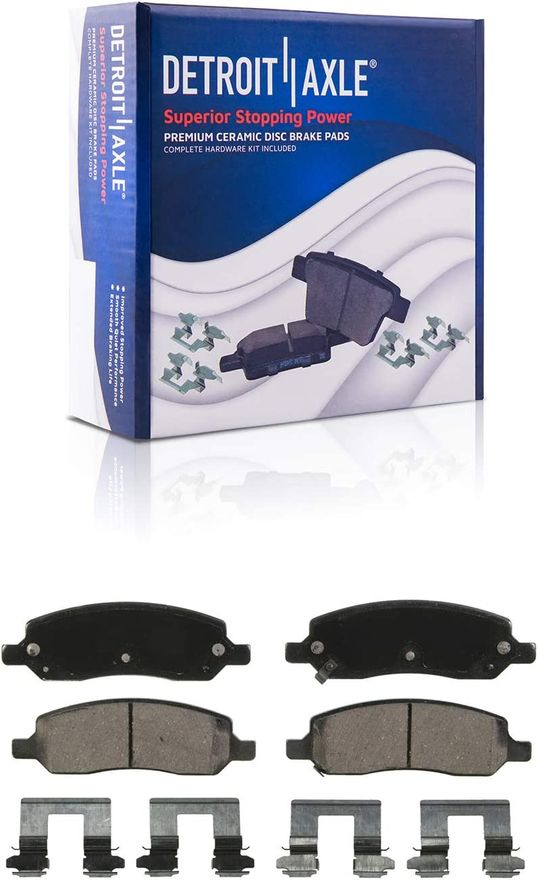 Rear Ceramic Brake Pads - P-1172 x2