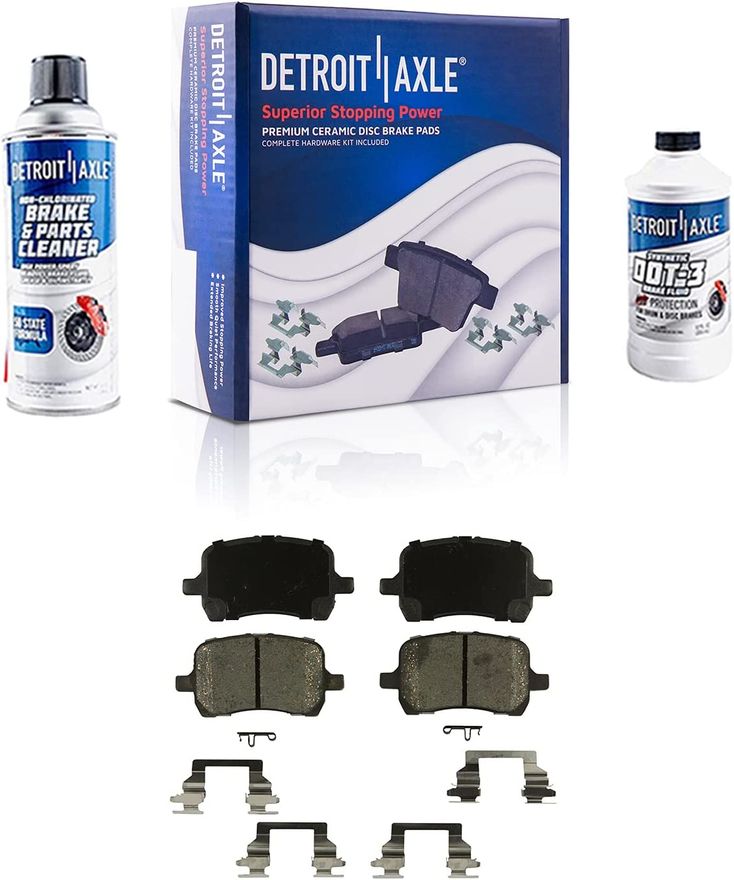 6pc 4WD Front Disc Rotors & Ceramic Brake Pads Kit For 2000 2001 Dodge Ram 1500 - Foto 11