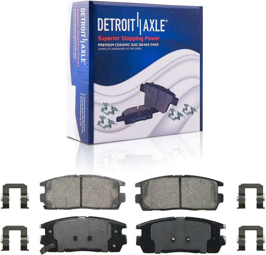 Rear Ceramic Brake Pads - P-1275 x2