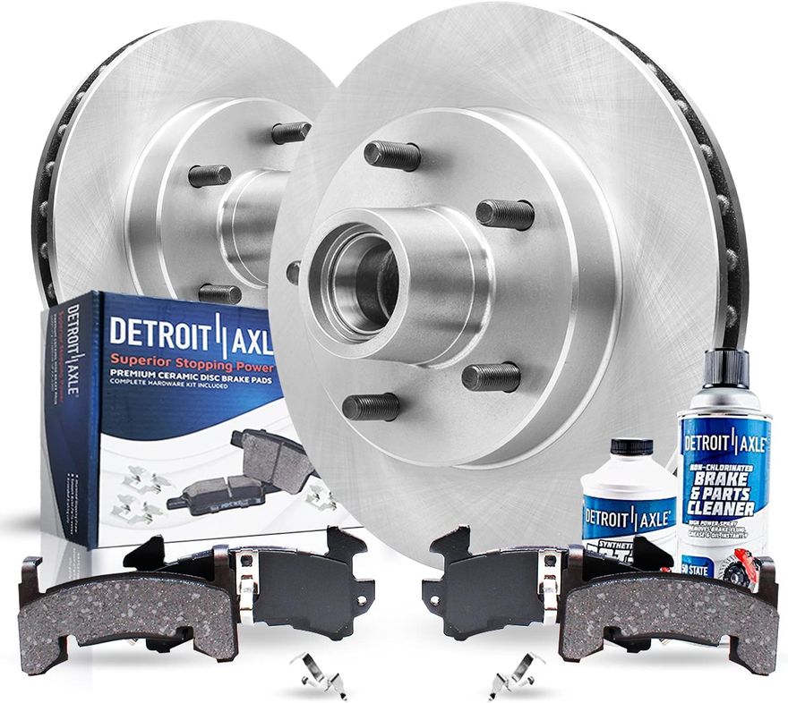 Main Image - Front Disc Rotors Brake Pads