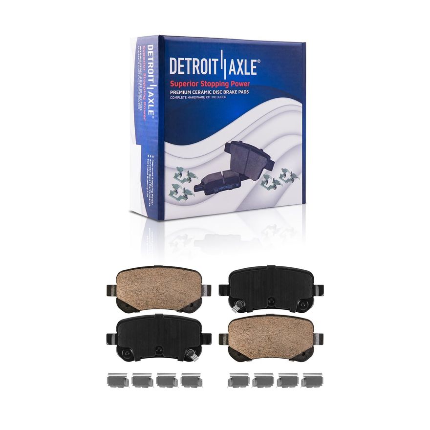 Rear Ceramic Brake Pads - P-1326 x2