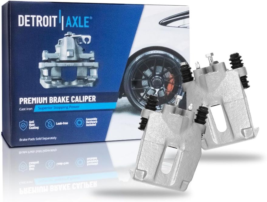 2011 Lincoln Mark LT Pair Rear Brake Calipers (Remanufactured)