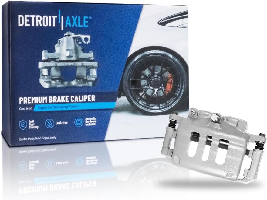 thumbnail interactive-video image 1 of Front Left Disc Brake Caliper - New For Ford Lincoln Mercury - DRIVESTAR (184403, 110283) - Lifetime Warranty 1 of 5