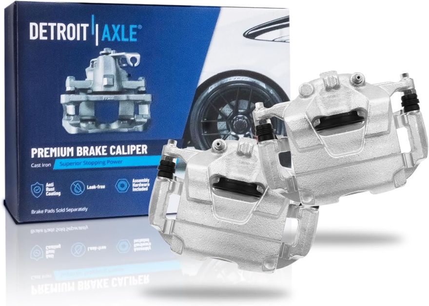 Pair Front Brake Calipers (Remanufactured)