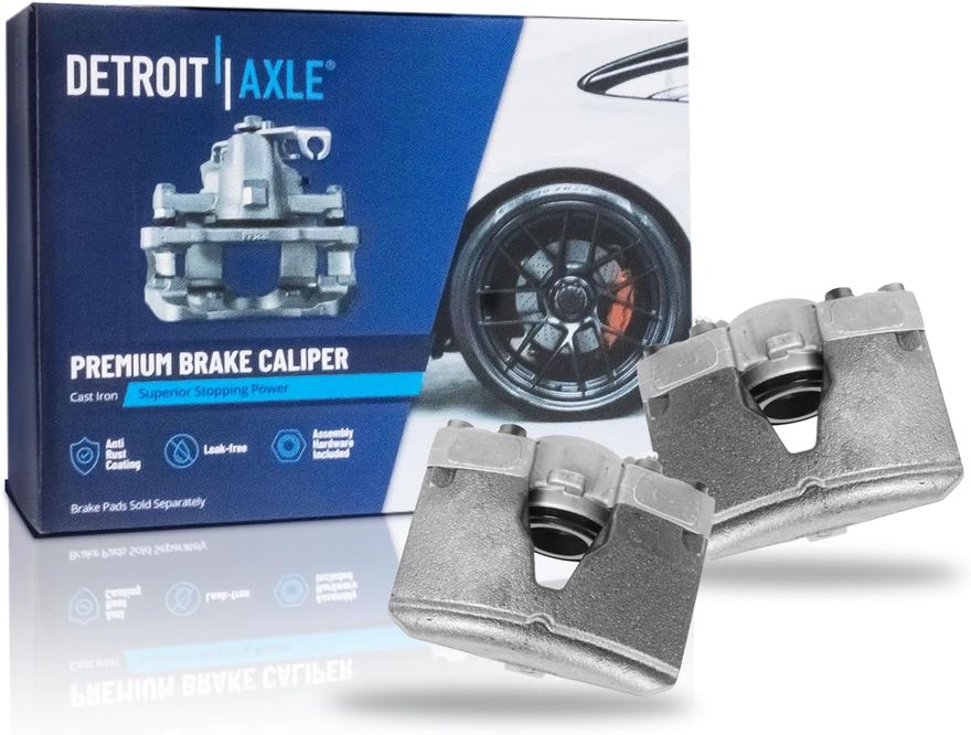 2013 Audi A4 Pair Front Brake Calipers (Remanufactured)