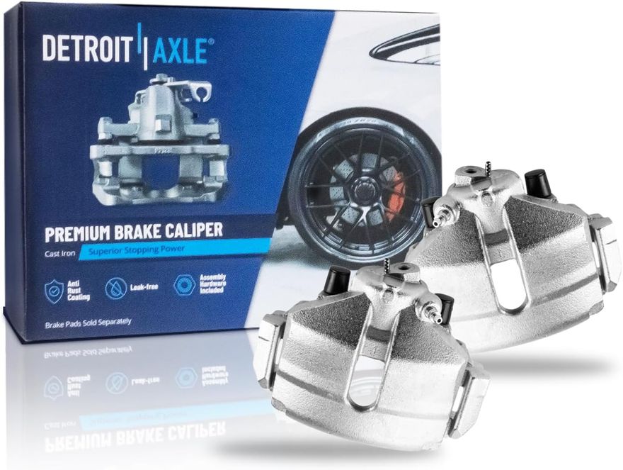 2010 Volkswagen GTI Pair Front Brake Calipers (Remanufactured)