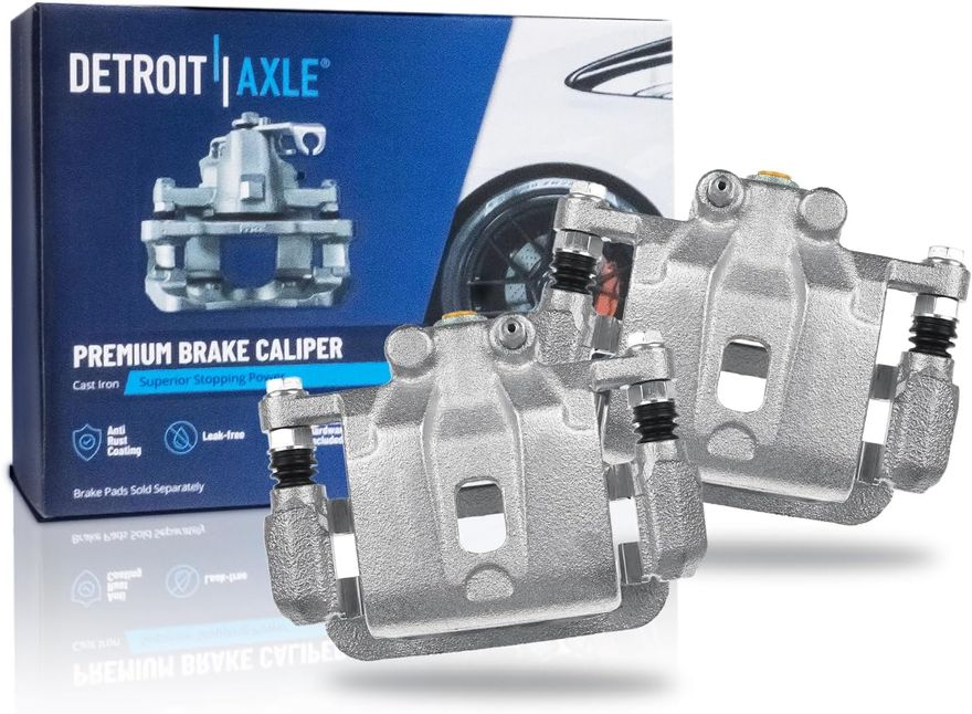 2012 Hyundai Genesis Coupe Pair Rear Brake Calipers (Remanufactured)