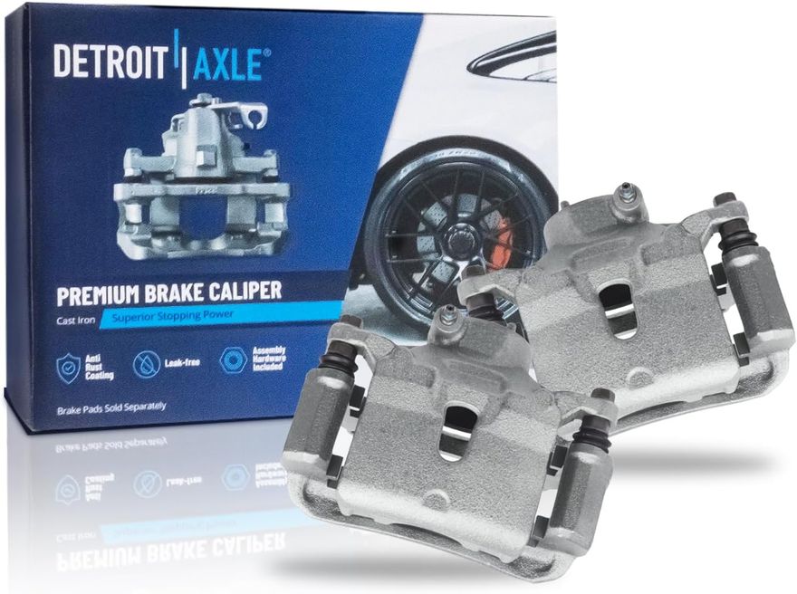 2017 Kia Forte5 Pair Front Brake Calipers (Remanufactured)