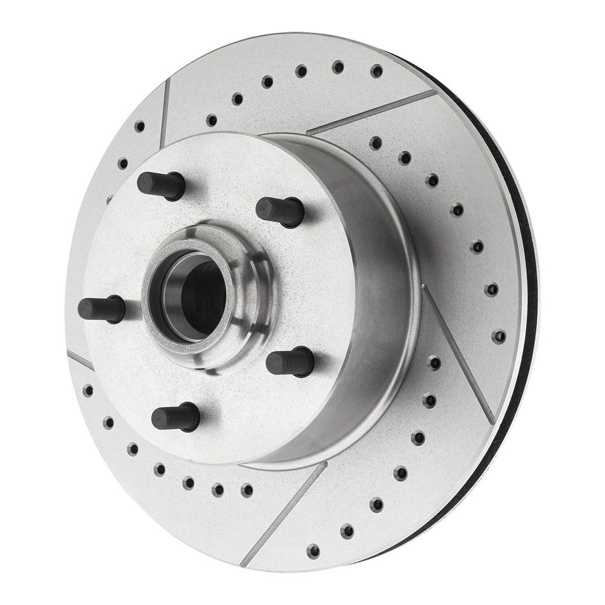 Front Drilled Brake Rotor - S-5514 x2