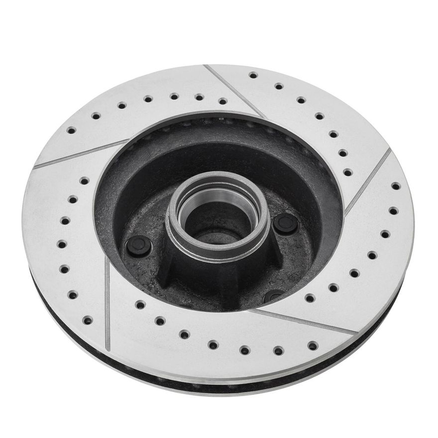 Front Drilled Brake Rotor - S-5514 x2