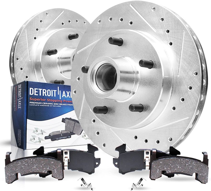 Main Image - Front Drilled Rotors Pads