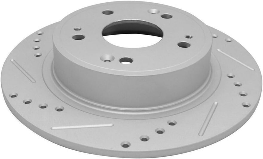 Front Drilled Disc Brake Rotor - S-800040 x2