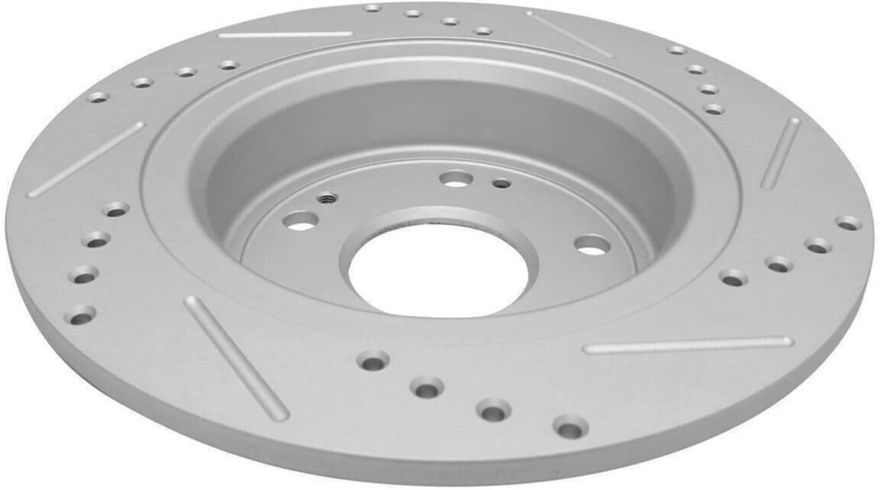 Front Drilled Disc Brake Rotor - S-800040 x2