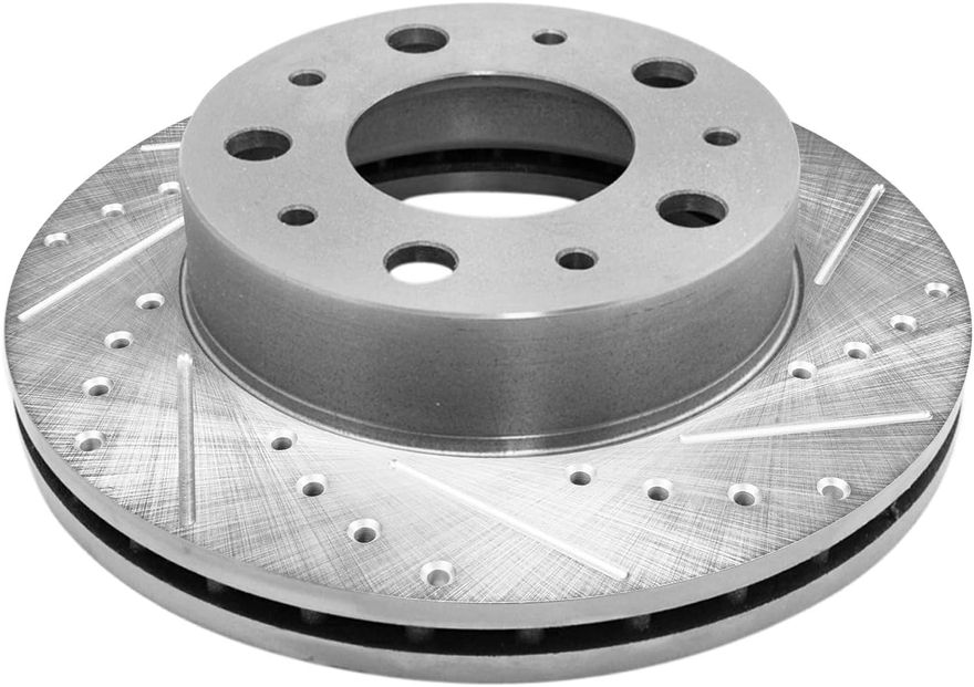 Front Drilled Disc Brake Rotor - S-800050 x2