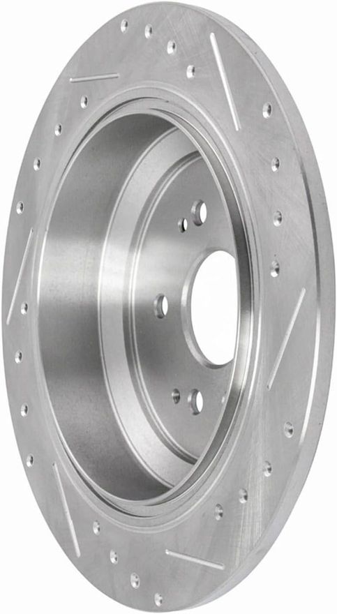 Rear Drilled Disc Brake Rotor - S-800054 x2