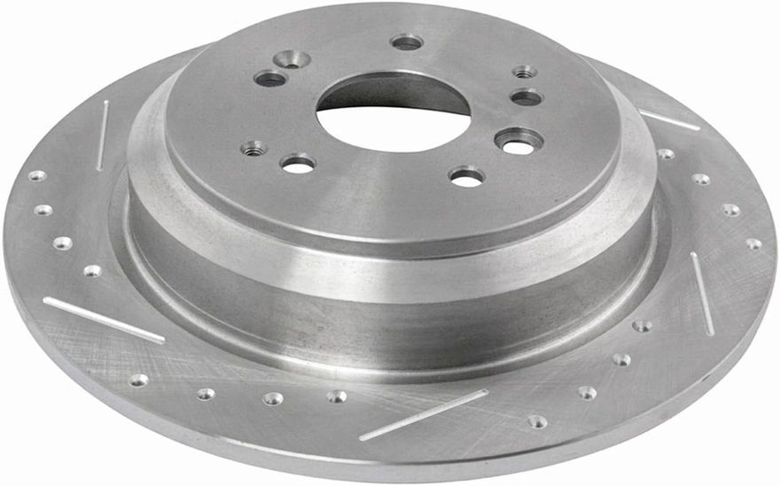 Rear Drilled Disc Brake Rotor - S-800054 x2