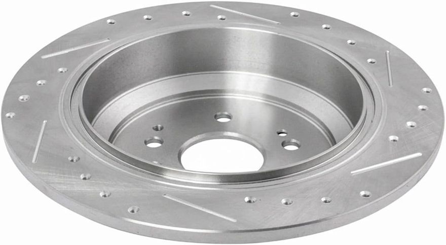 Rear Drilled Disc Brake Rotor - S-800054 x2