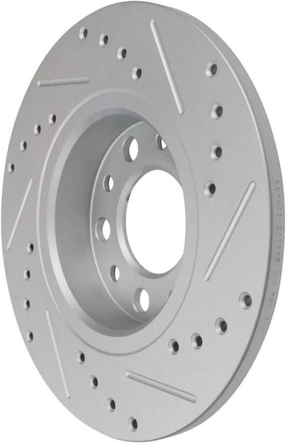 Rear Drilled Disc Brake Rotor - S-800078 x2