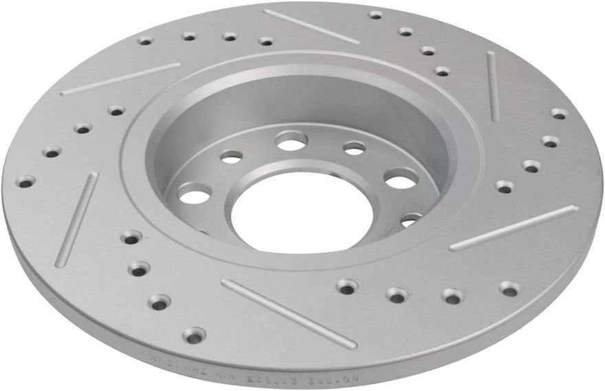 Rear Drilled Disc Brake Rotor - S-800078 x2