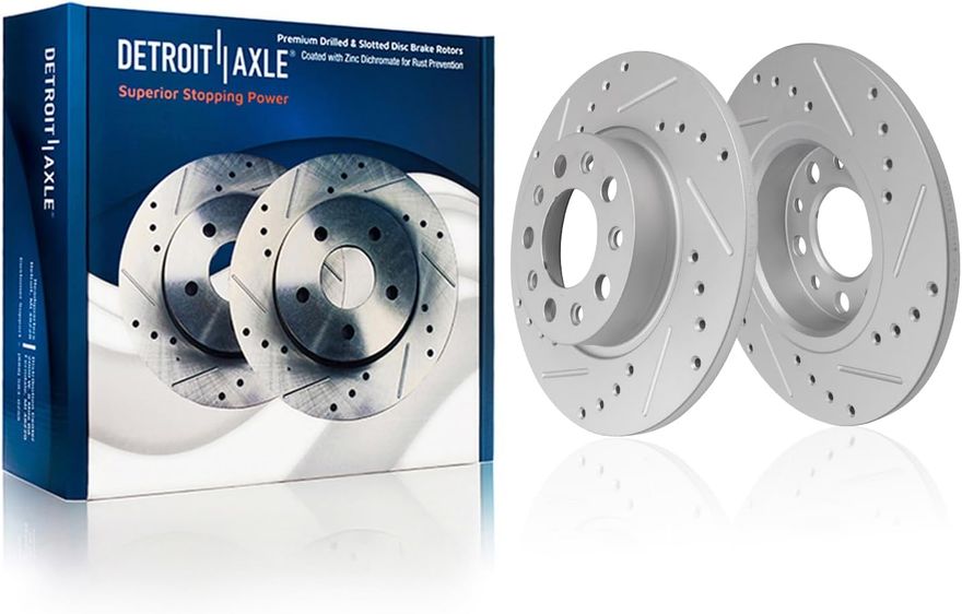 Main Image - Rear Drilled Disc Brake Rotors