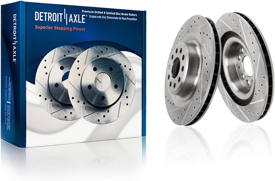 Main Image - Rear Drilled Disc Brake Rotors