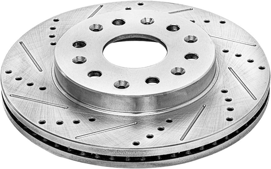 Front Drilled Disc Brake Rotor - S-800097 x2