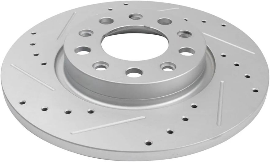 Rear Drilled Disc Brake Rotor - S-800022 x2