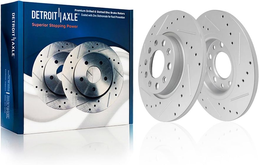 Main Image - Rear Drilled Disc Brake Rotors