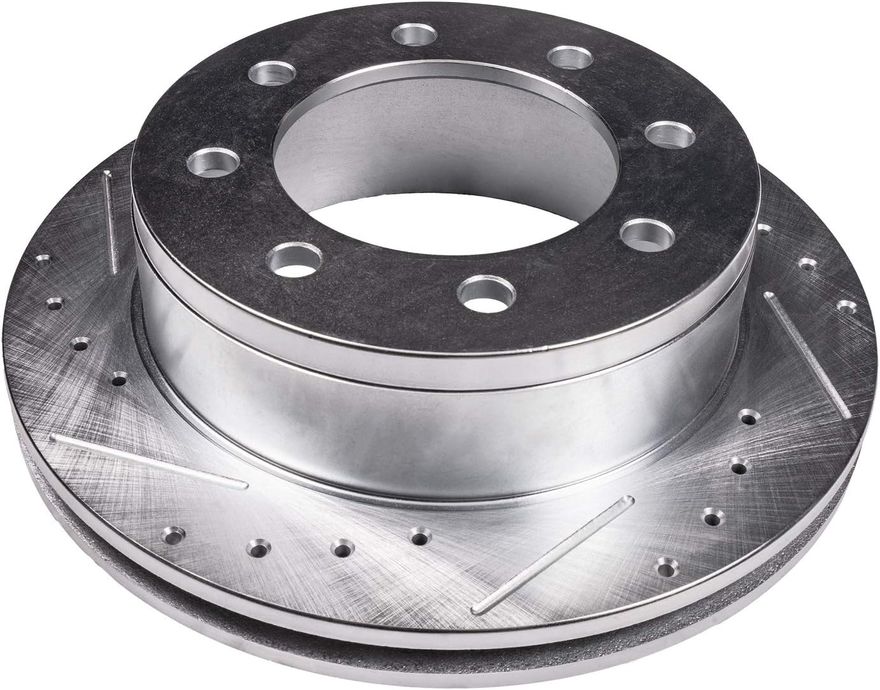 Rear Drilled Disc Brake Rotor - S-800033 x2