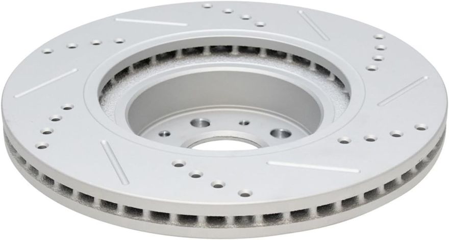 Front Drilled Disc Brake Rotor - S-800144 x2