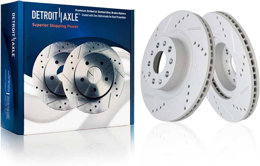 Main Image - Front Drilled Disc Brake Rotors