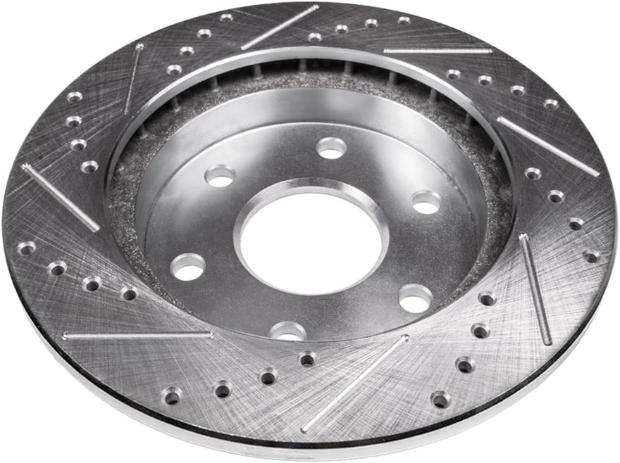 Rear Drilled Disc Brake Rotor - S-800159 x2