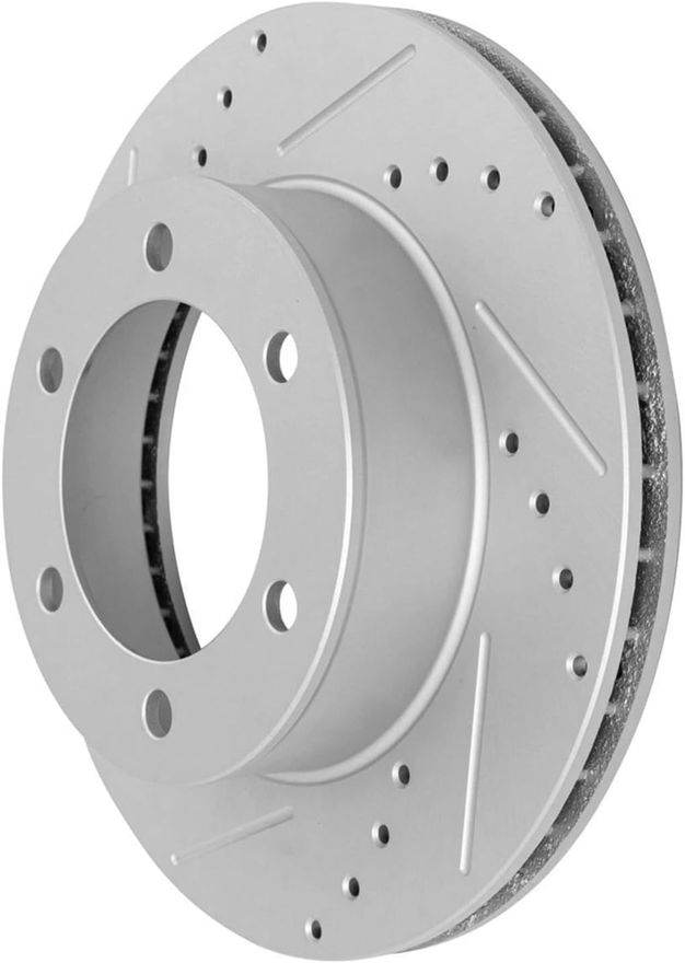 Rear Drilled Disc Brake Rotor - S-800176 x2