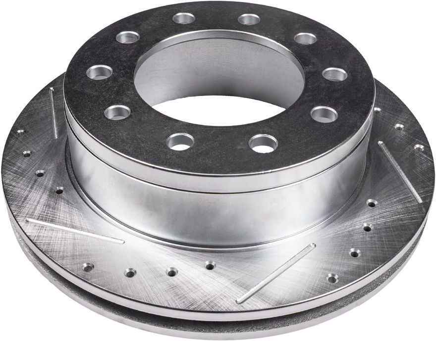 Front Drilled Disc Brake Rotor - S-800181 x2