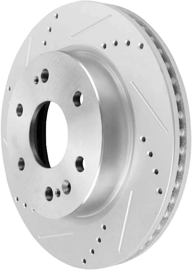 Front Drilled Disc Brake Rotor - S-800190 x2