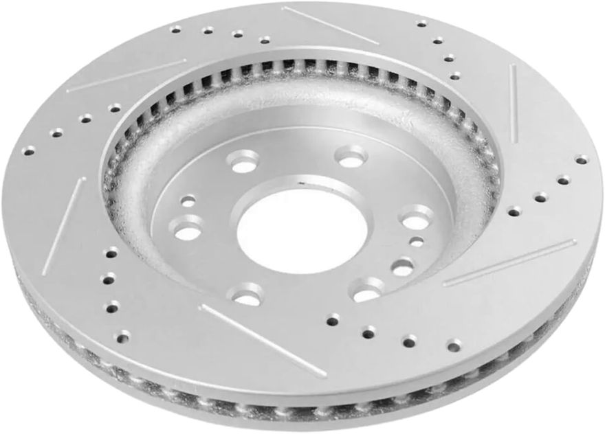 Front Drilled Disc Brake Rotor - S-800190 x2