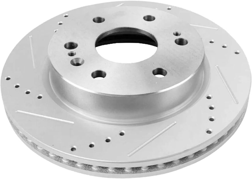 Front Drilled Disc Brake Rotor - S-800190 x2