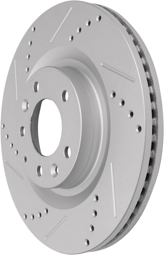 Front Drilled Disc Brake Rotor - S-800100 x2