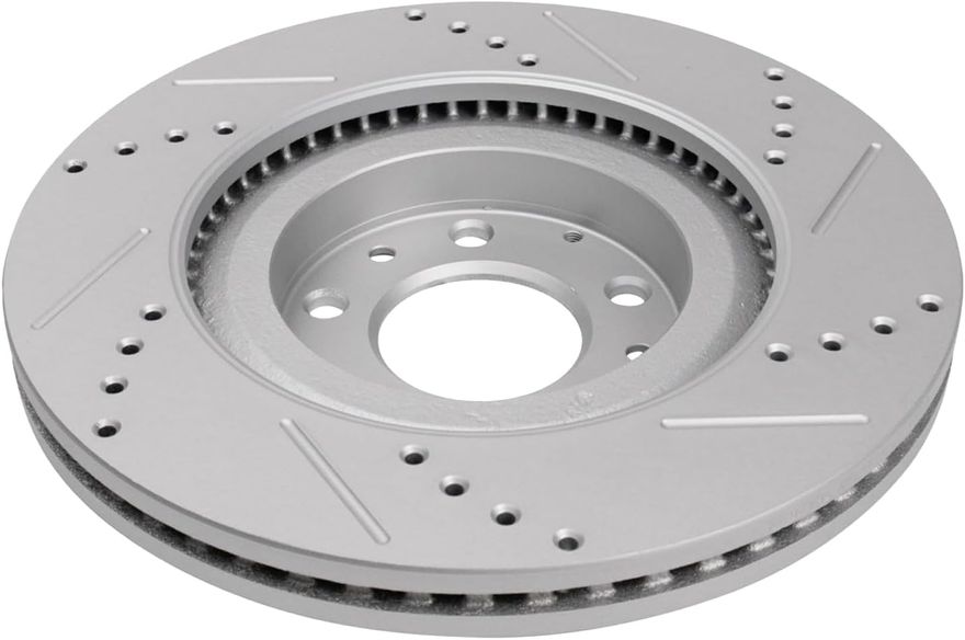 Front Drilled Disc Brake Rotor - S-800100 x2