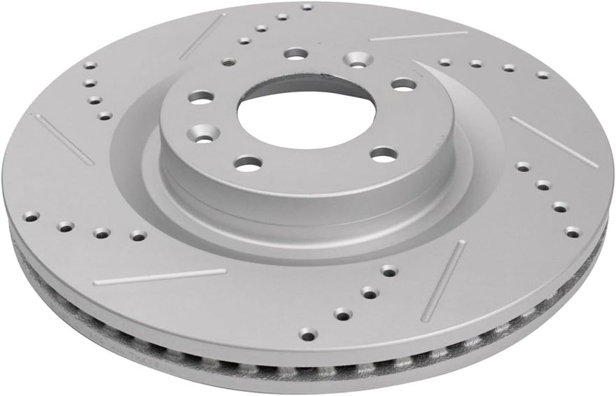 Front Drilled Disc Brake Rotor - S-800100 x2